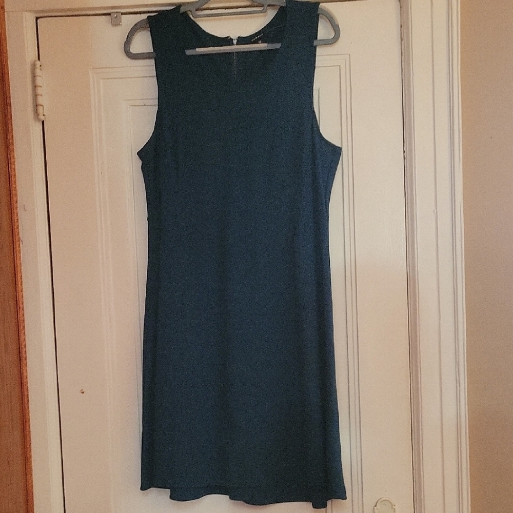Elegant Sleeveless Green Mini Dress